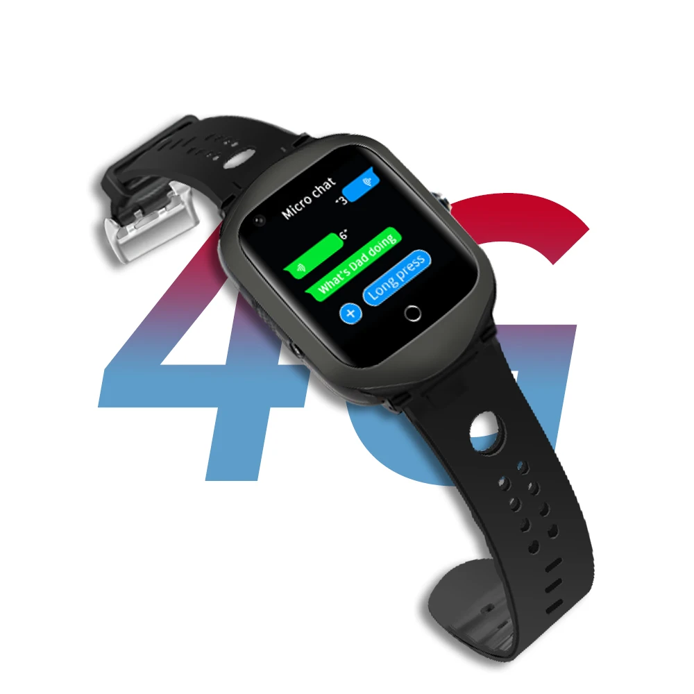 4G GPS Смарт-часы IPS большой экран высокой четкости + BDS WIFI LBS многорежимное точное позиционирование в режиме реального времени