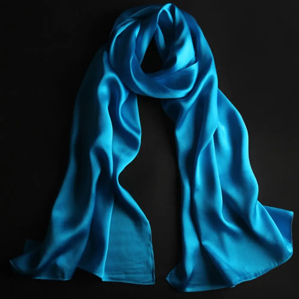 Luxury 100% silk fabric satin 12/15.5/19/22 momme charmeuse customized color and printing for dress and scarf