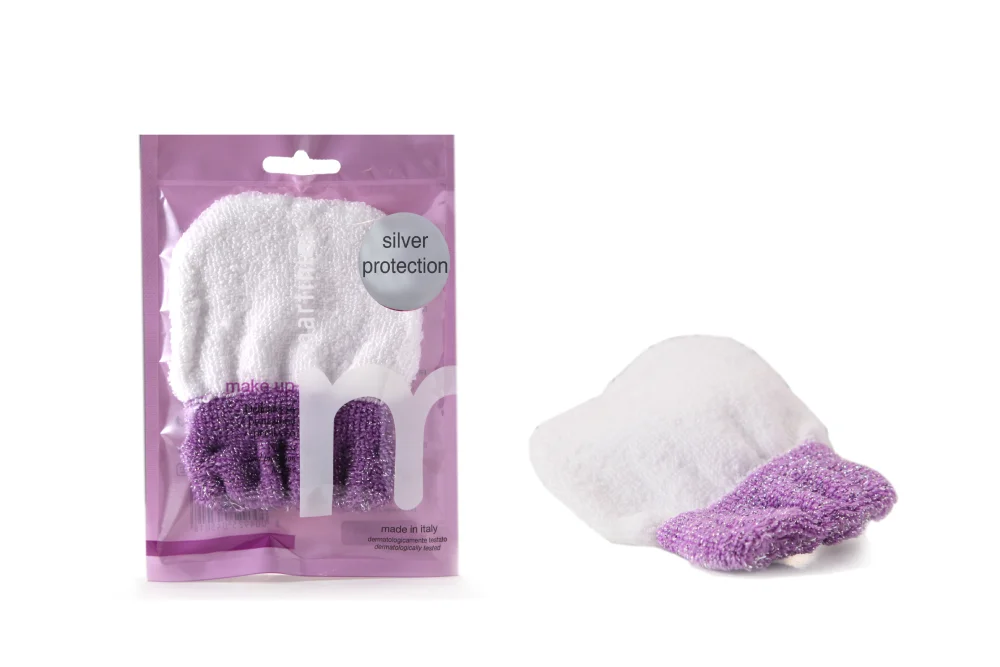 Martini Spa Made in Italy High Quality Make Up Removing Microfibre Glove Acceptable Private Label