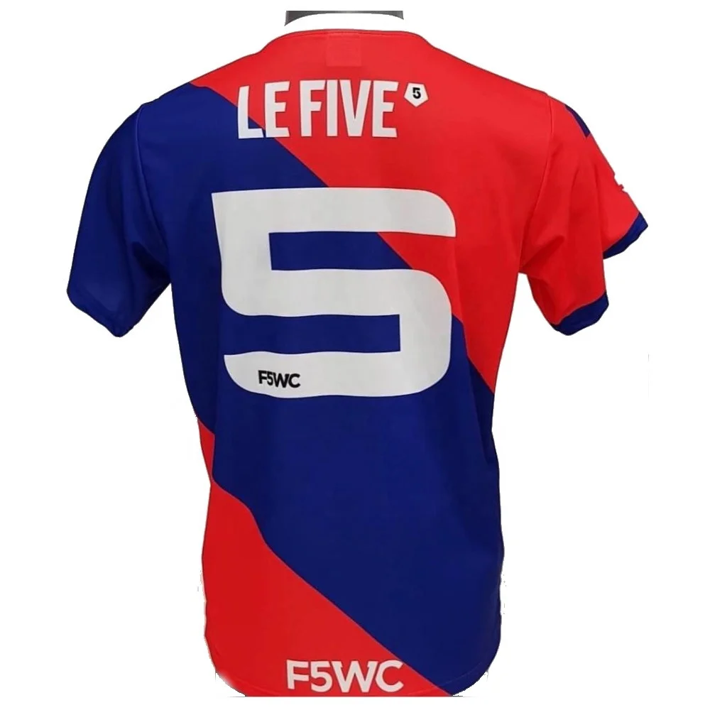 China Sublimated Custom Football Shirts Maker Team Set jersey football france soccer uniforms Good Quality Soccer Uniform