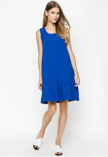 OEM/ODM manufacturer Women fashion popular casual dress round neck sleeveless skirt made in Vietnam