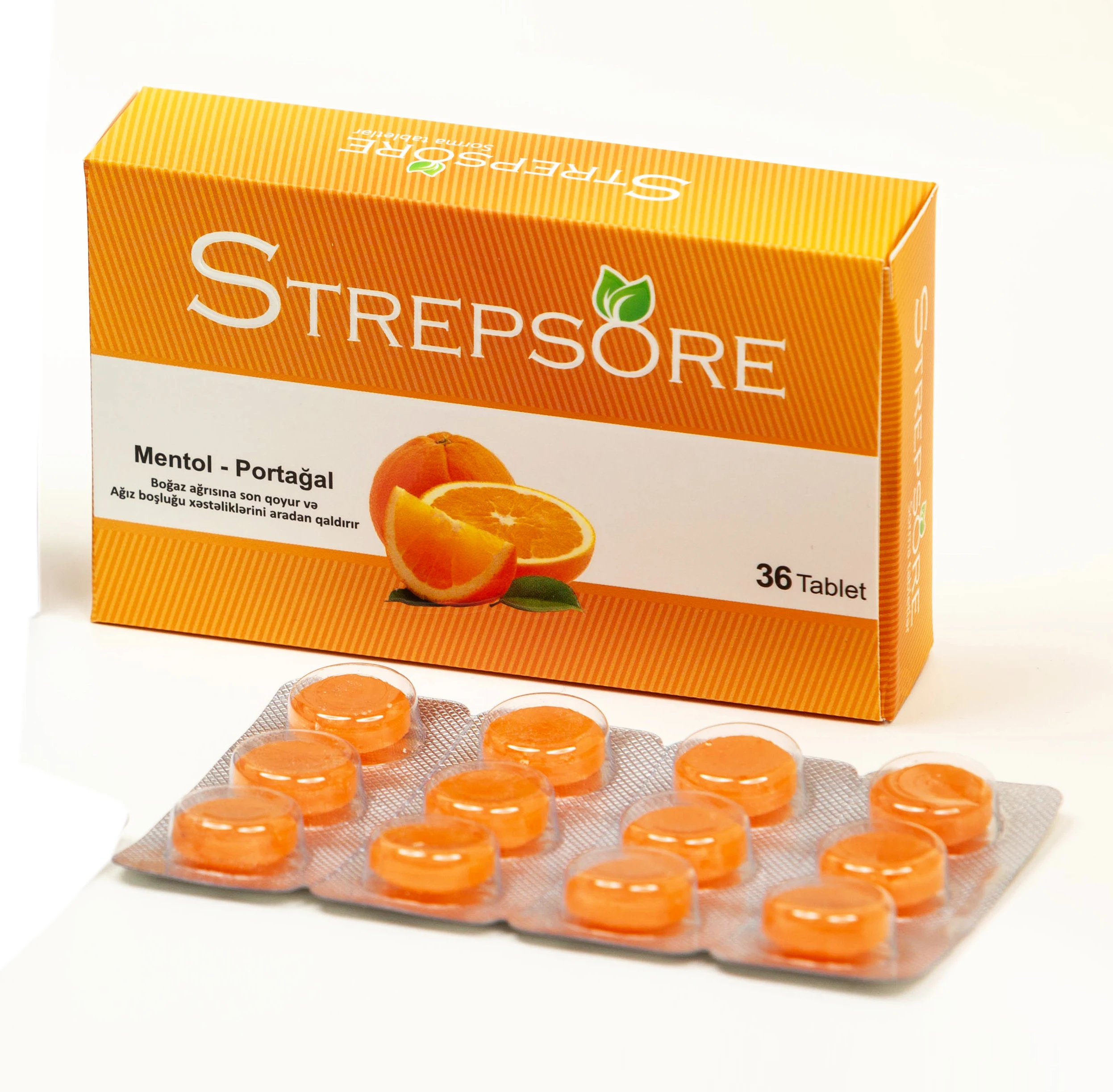 
Strepsore throat lozenges 