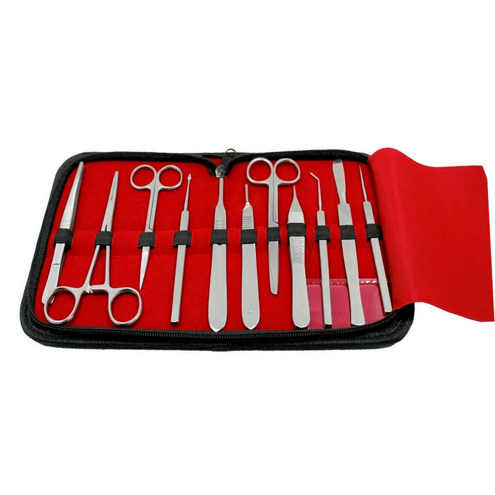 12 pcs Student Biology Dissection Dissecting Kit With STERILE SURGICAL BLADE 2023