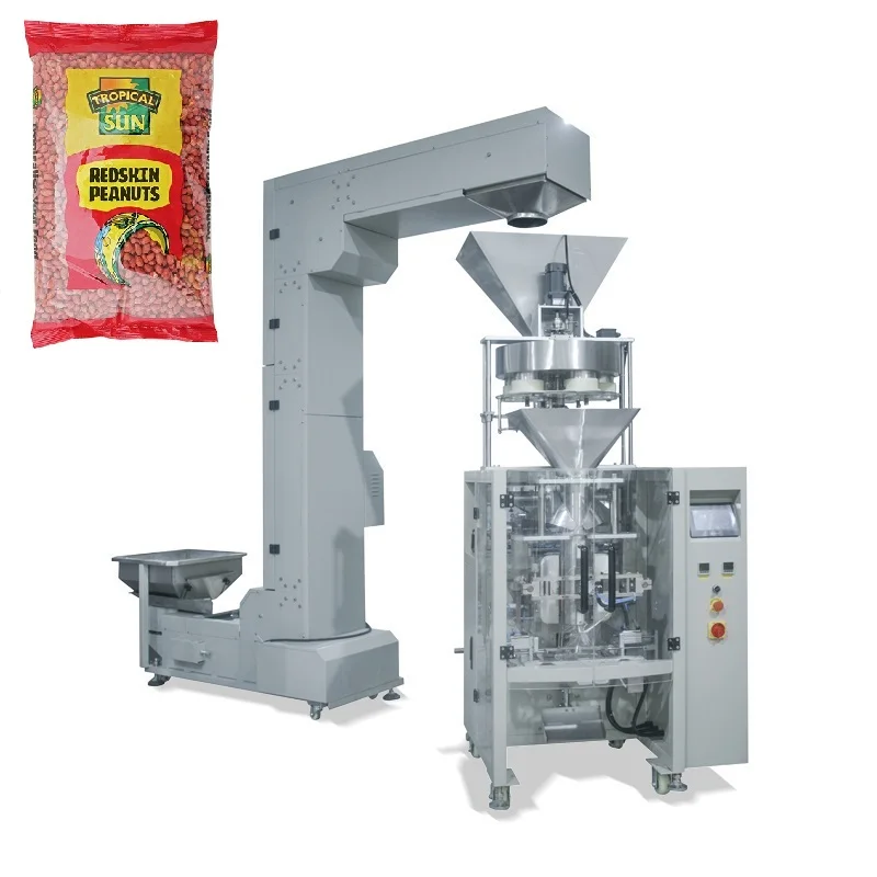 Multi-function Volumetric Cup Measuring Red Skin Peanuts Sugar Sunflower Seeds Small Candy Packaging Machine
