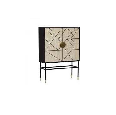 Custom Floral Design Bone Inlay Living Room Cabinet Wholesale Manufacturer Living Room Furniture home furniture