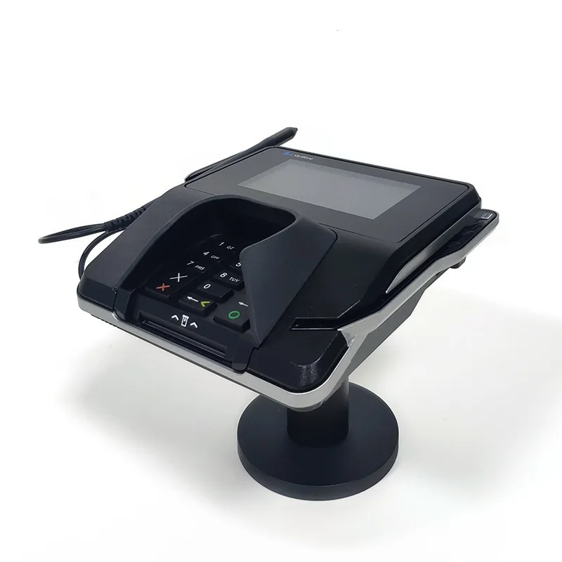 Customized adjustable pos swivel credit card customized stand terminal holder for Verifone MX 915 pos machine in pos systems