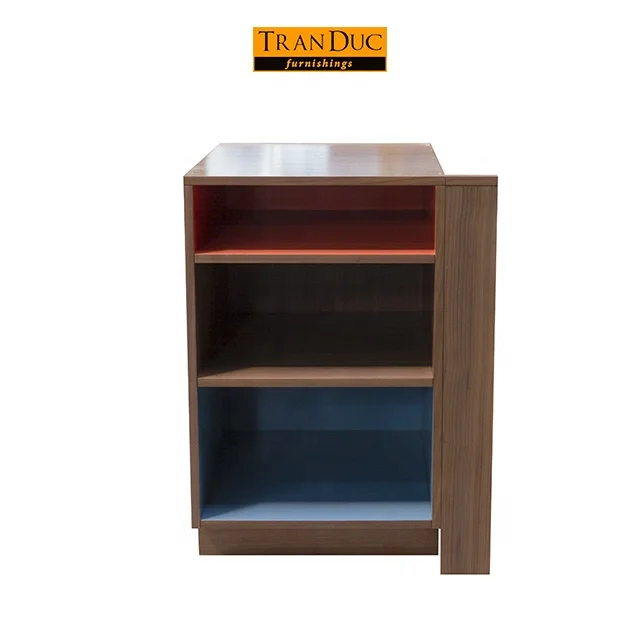 Hotel furniture shoe shelf in hotel bedroom set