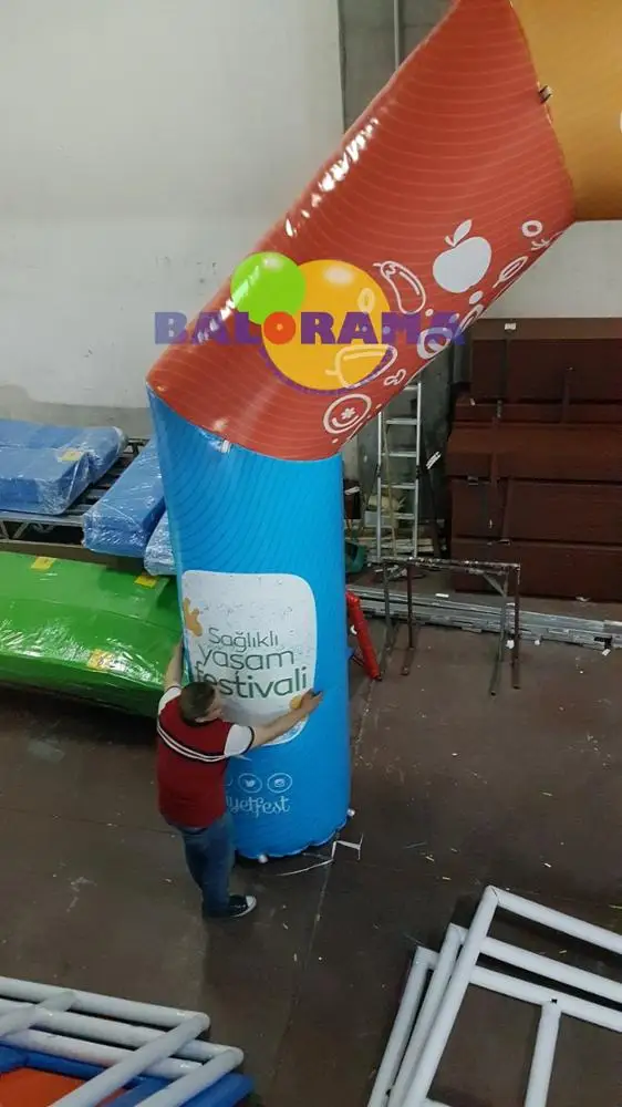 Best Seller Colorful Printed Inflatable Balloon Arch 6 meter oem advertising products