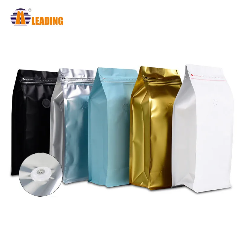 Small Different Sizes Colombian custom printing Coffee Beans Wholesale Packaging Bags For Coffee