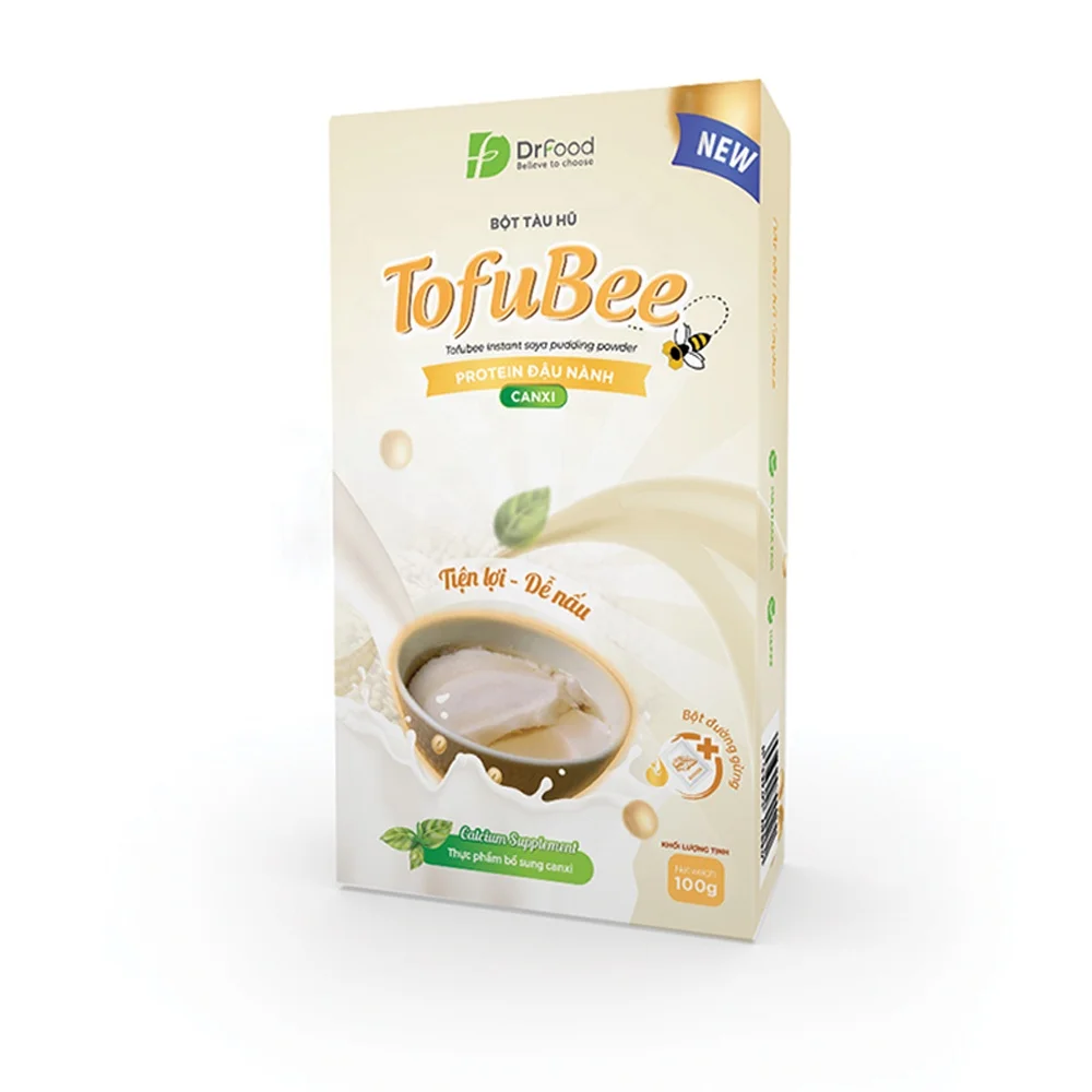 Ready to ship B2B sales Tofubee Pudding Poweder pudding Custom Quality Various packing type