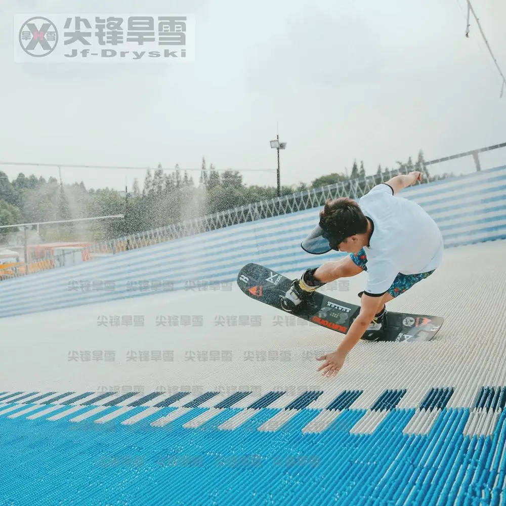 1215h6 JF dry ski needle mushroom dry ski mat us for dry slope artificial snow slope and work with dendix snowflex neveplast