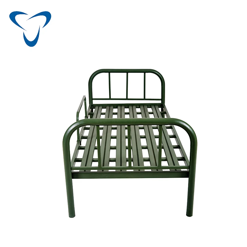 Home Modern Furniture Metal Bedroom Bed Sets High Quality Steel Single Kids Children Bed School Students Hostel Dormitory Bed