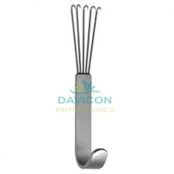 Surgical Stainless Steel Anderson Bear Claw Retractors | Plastic Surgery Instruments By Davicon Enterprises
