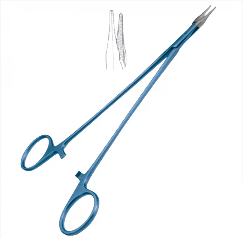 Needle Holders Forceps (Ring Handle) Micro Jaws TC-Coated Jaws Surgical Instruments