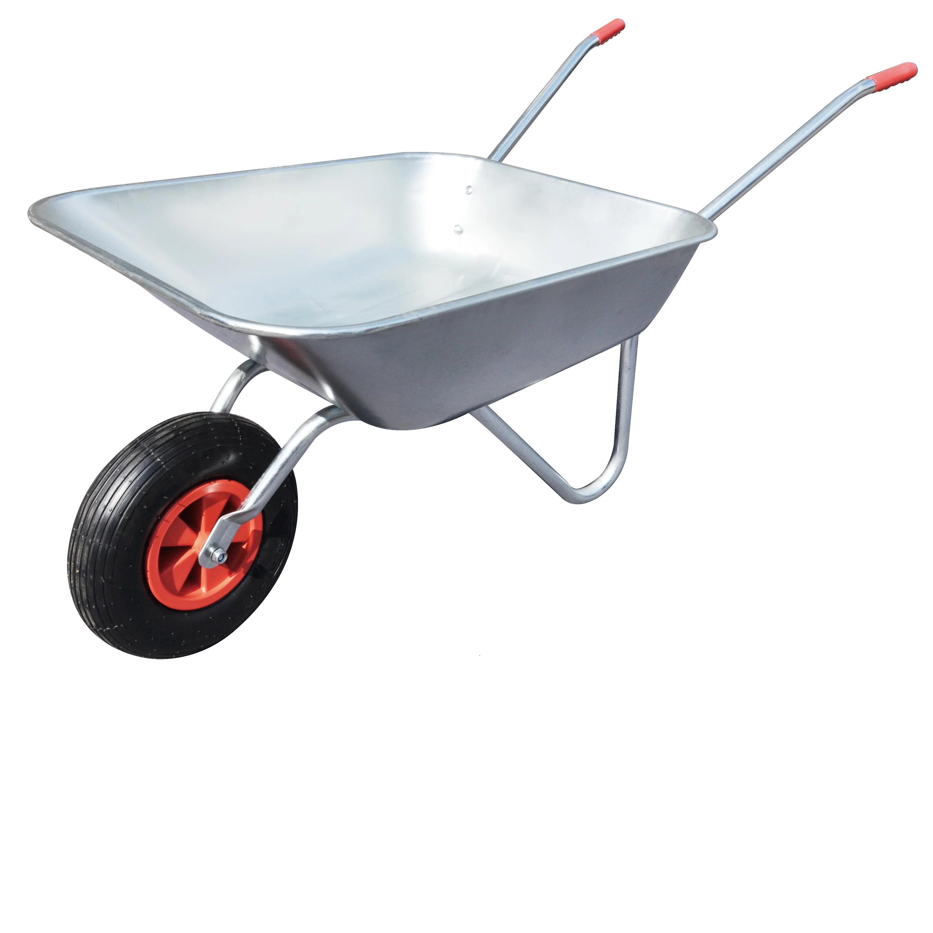 High Quality Super Load Bearing Heavy Duty Polythylene Bathtub Pneumatic Wheel Wheelbarrow WB5204
