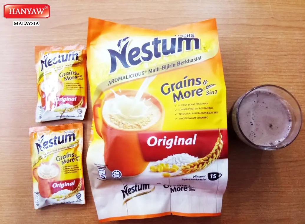 [Малайзия] Быстрая доставка + Halal сертифицированные зерна Nestum и более 3 в 1 оригинал (24x15x28 г/коробка)