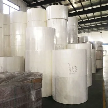 Raw Materials Single/double Pe Coated Paper For Disposable Paper Cup Container Maker In Roll paper cup roll raw materials