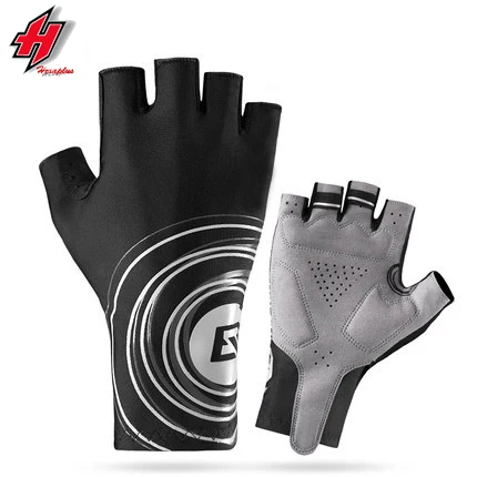 cycling gloves custom Cool Change Padded Shockproof Anti Slip Breathable Mountain Bike Cycling Gloves Half Finger Bicycle Gloves