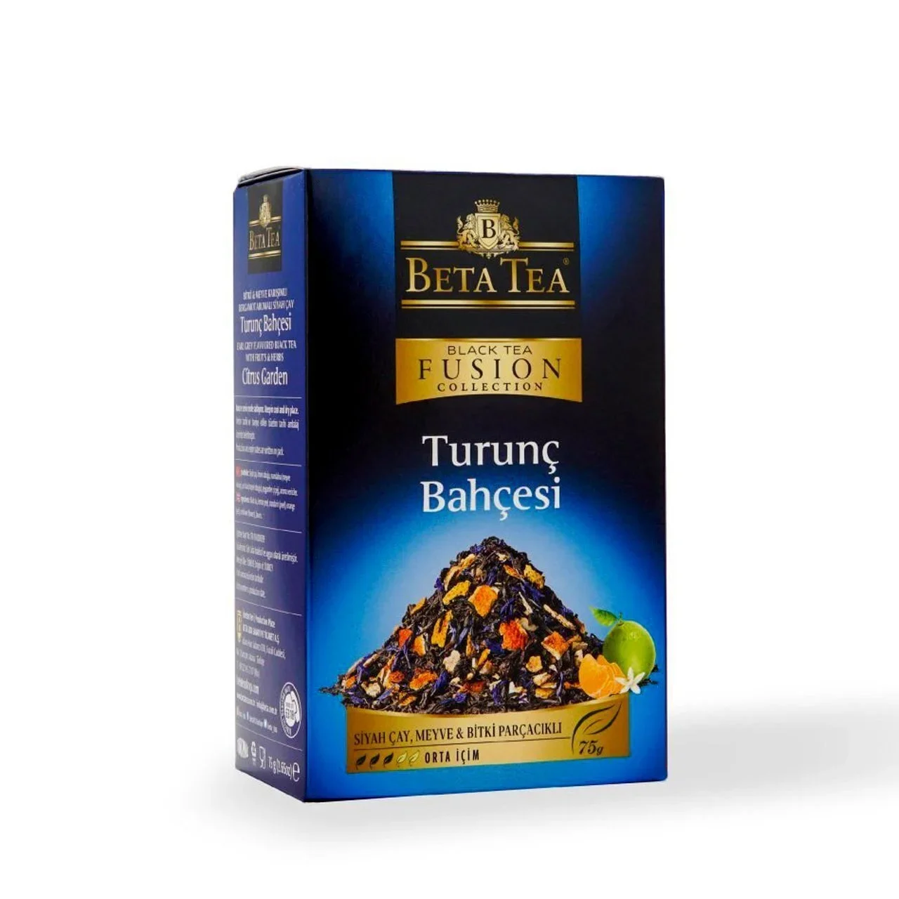 Special Black Tea Blend Citrus Fruit and Black Tea Black Tea  Orange, Lemon, Earl Grey and Mandarin Flavors