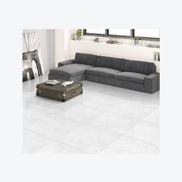 Best Selling Modern Double Charge Floor Tiles High Quality Wood Accents for Villas Glossy Finish Direct India Latest Collection