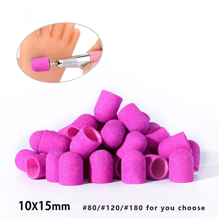 
Foot Care Nail Sanding Bands Nail Drill bit Grip Machine For Manicure And Pedicure Nail Caps Accessories Rubber Mandrel 