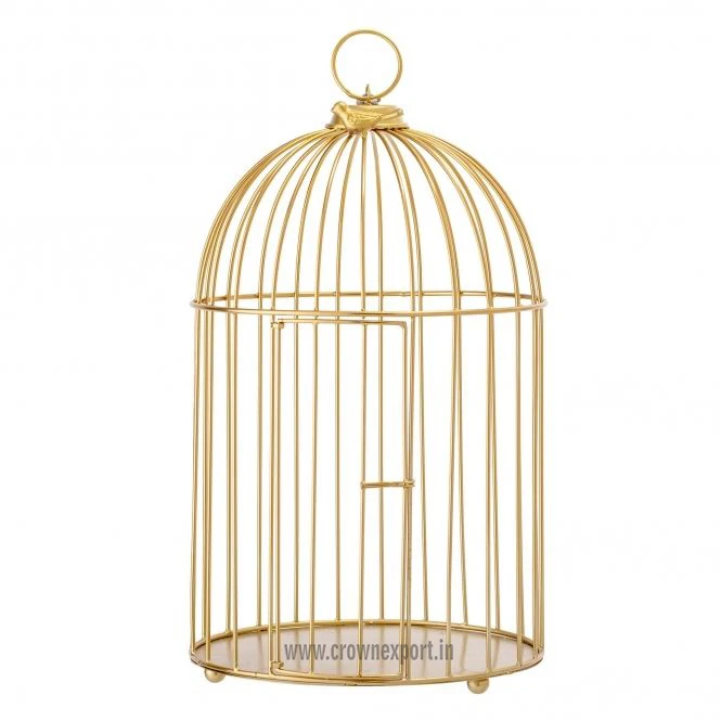 New Animal Pet Cage Bird Cages Indian Metal Hanging Parrot & Pigeon Cage For Indoor & Outdoor Decor For Garden House Decoration