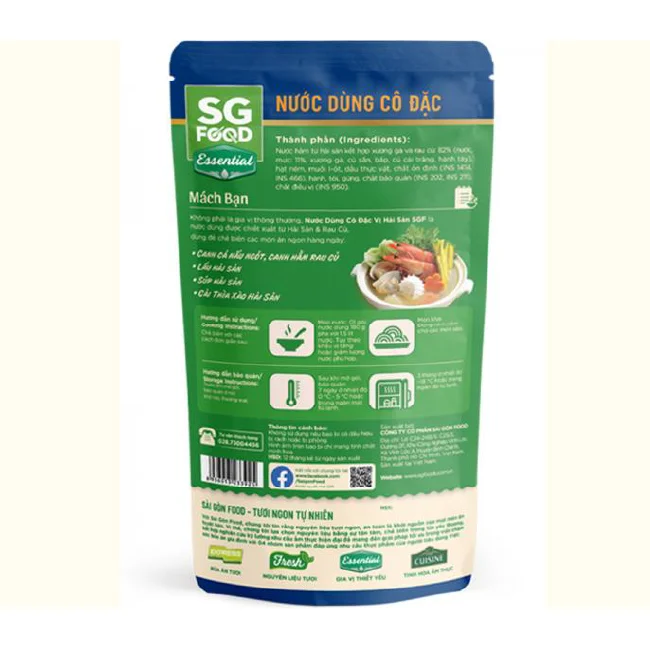 High quality Fresh and delicious Seafood flavored broth