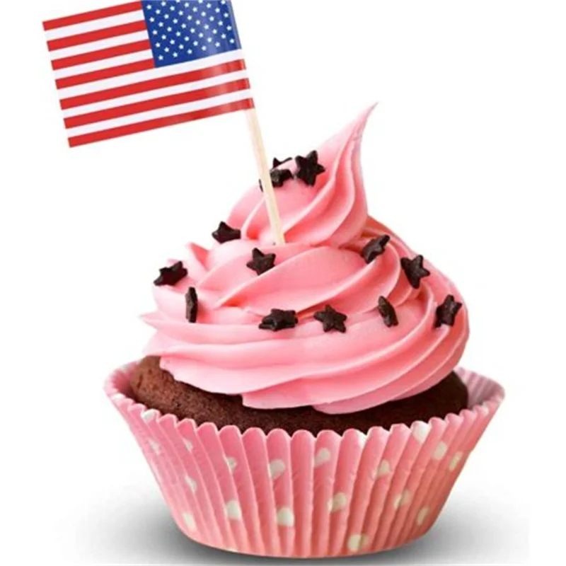 Деревянные Коктейльные зубы бамбуковые коктейли Золушка свадебный торт Топпер персонализированные наклейки для продажи