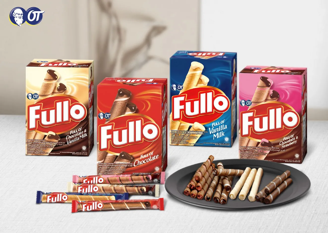 Fullo Wafer Stick Chocolate Biscuit Wafer BISCUITS Chocolate Flavour Chocolate Flavor Wafer Snacks 3.83 Kg CRISPY Carton Packing
