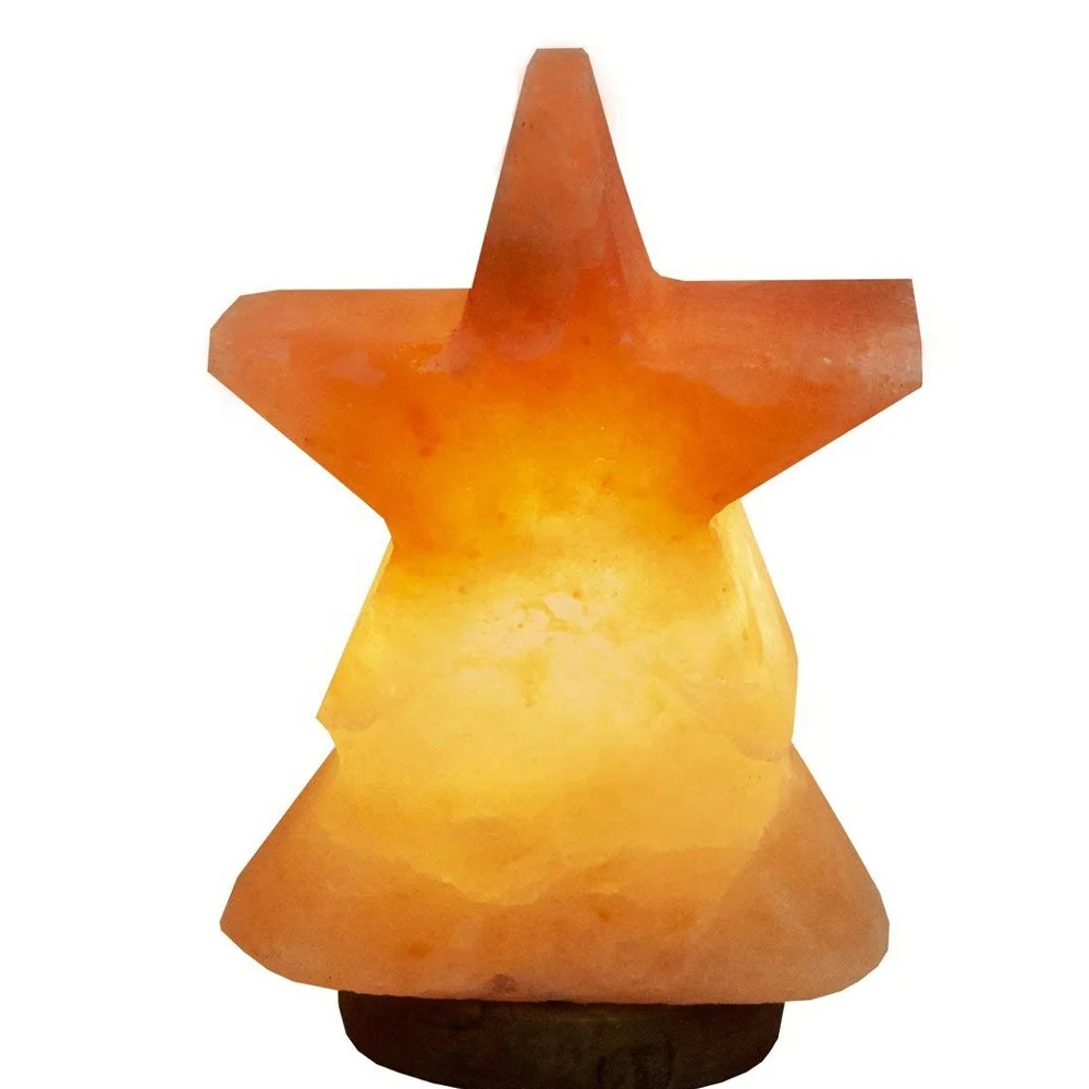 Add a Touch of Elegance to Your Space with a Star Shape Himalayan Salt Lamp- Sian Enterprises