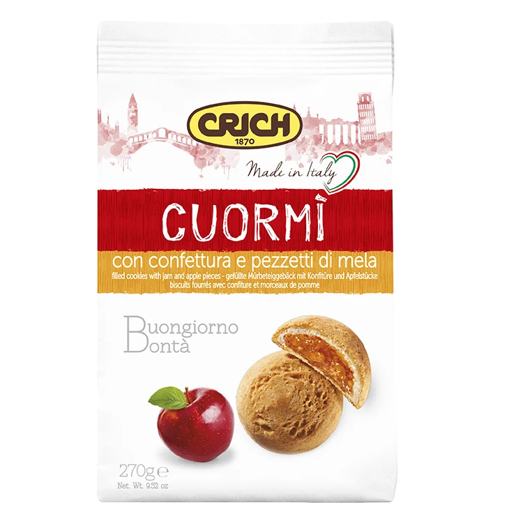 Cuor Mi с яблочным джемом и кусками 270 г Crich