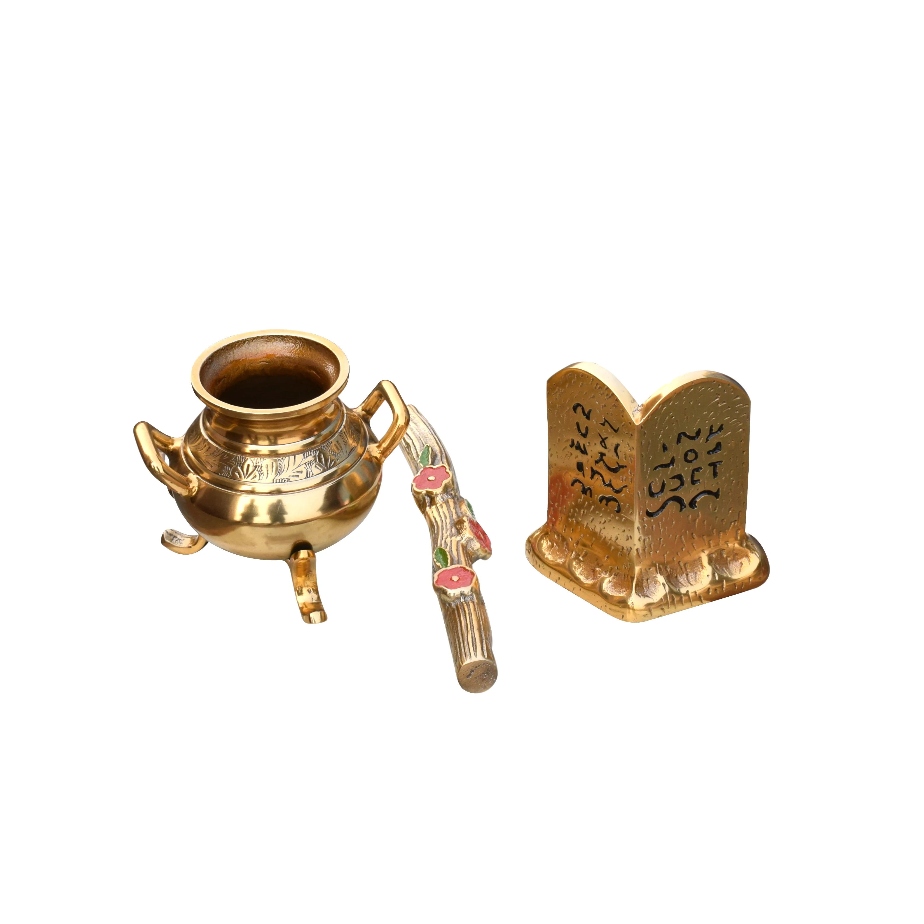 ark of the covenant Contents Aaron Rod Manna Vessel  Tablet Jewish Judaical Holy Land Market Jerusalem