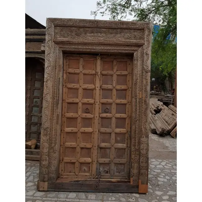 ANTIQUE DOOR CARVED DOOR FRONT DOOR