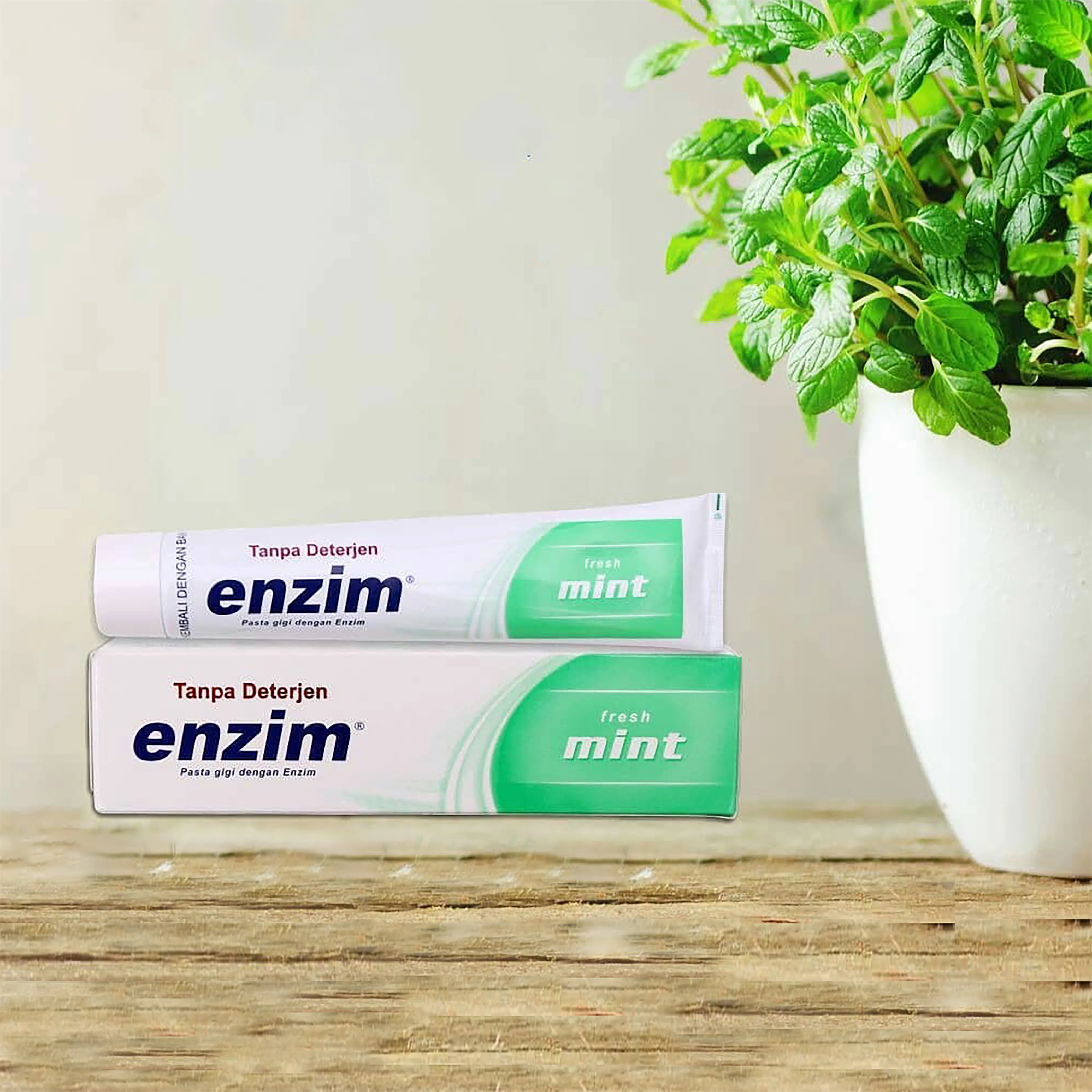 Зубная паста лучшего качества с активным ферментом и без SLS парабенов для облегчения стоматита и неприятного запаха