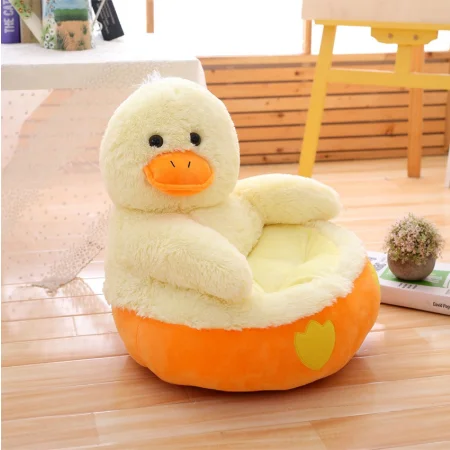 Custom Cute Plush Panda Bear Unicorn Duck Kids Sofa Chair/Easter Plush Seat Baby Nest Sleeping Bed Cushion Adult Soft Pillow