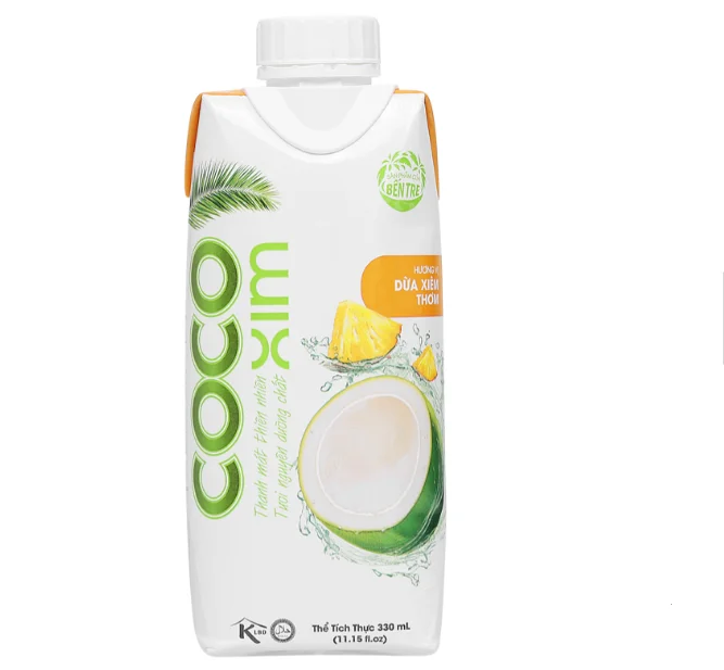 Вьетнам производитель 100% натуральной кокосовой воды со вкусом ананаса