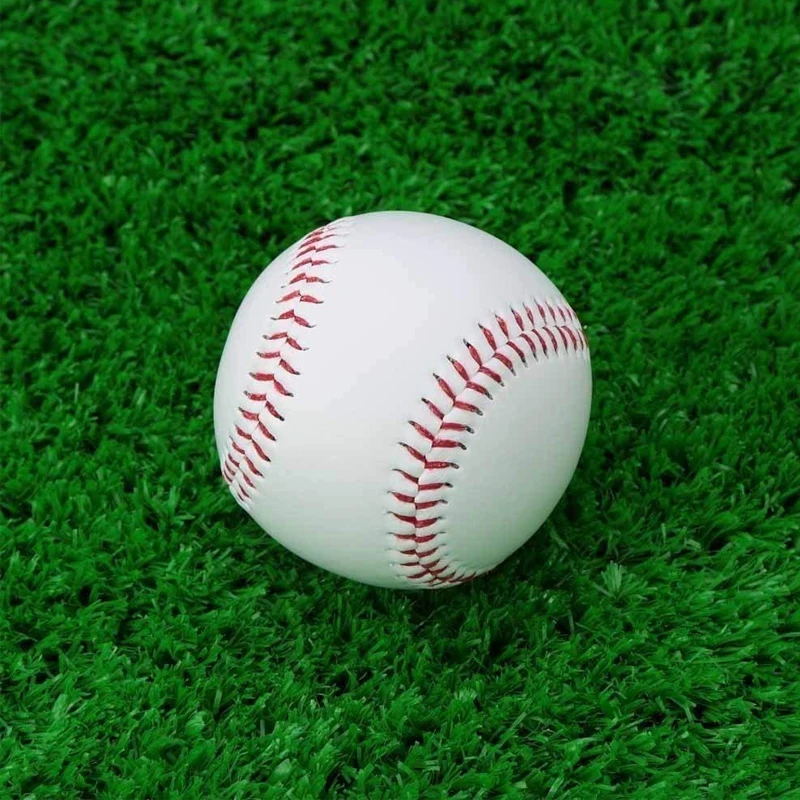  Официальная Лига матч Пользовательский логотип Утяжеленные меховые базовые шарики белый мяч тренировочный бейсбольный