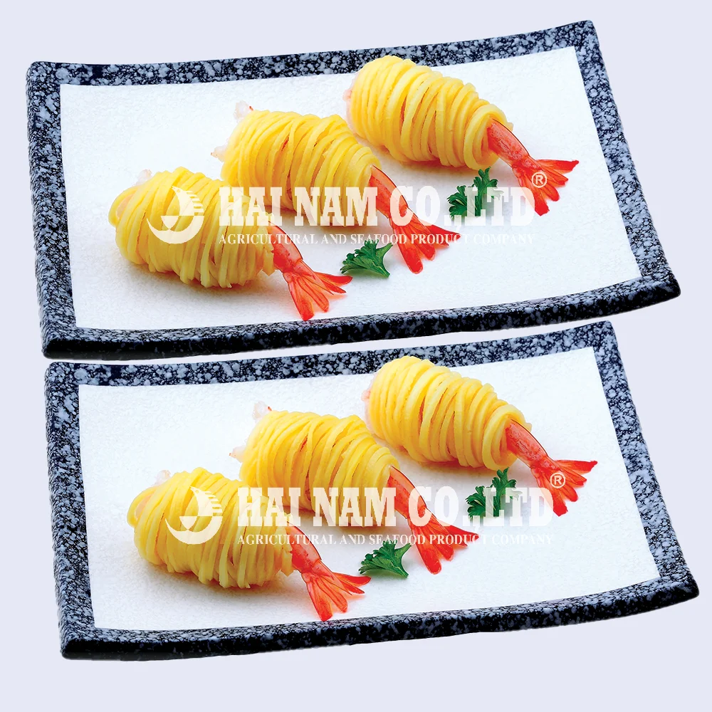 High Quality 2 Years Shelf Life Headless Potato Frozen Style Wrapped Shrimp Tempura Made In Vietnam