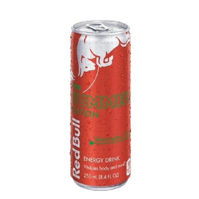 Банка энергетического напитка RED BULL (персик-Нектарин) 250 мл