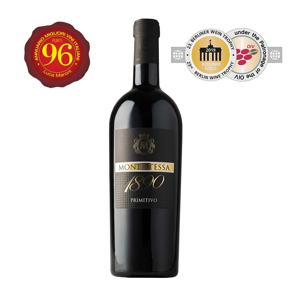 
Hot sales PRIMITIVO 1890 - IGP Red Wine 2018 Made in Italy 