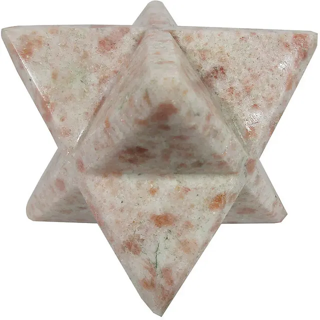 Премиум качество merkaba звезда Хрустальная подвеска из Индии Sunstone Merkaba купить от crystal agate