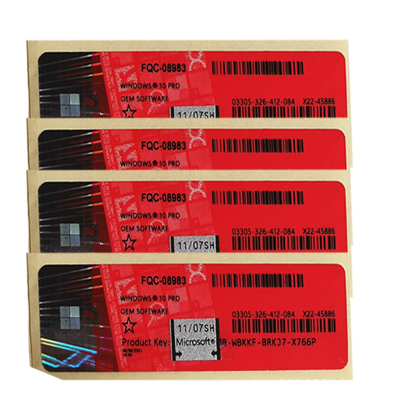 Win 10 pro/ home красная наклейка или цифровая продажа со скидкой MS software win Pro key OEM подлинный ключ