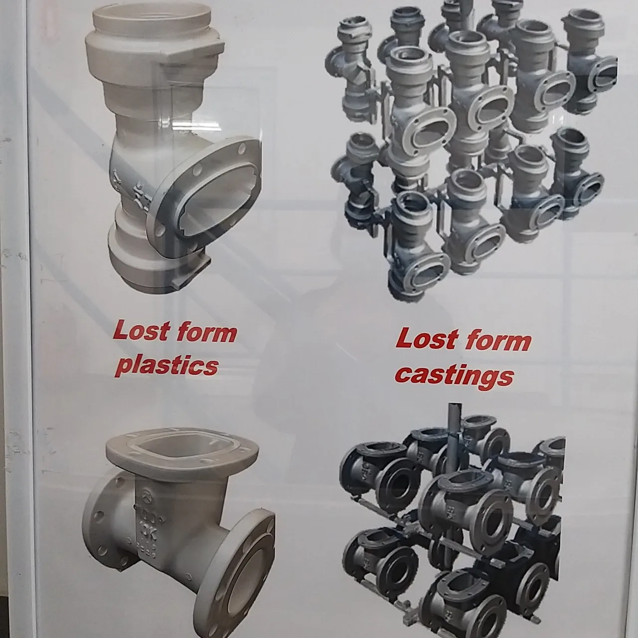 OEM high quality gate valve pipe fitting casting ductile cast iron lost foam casting products new manufacturer