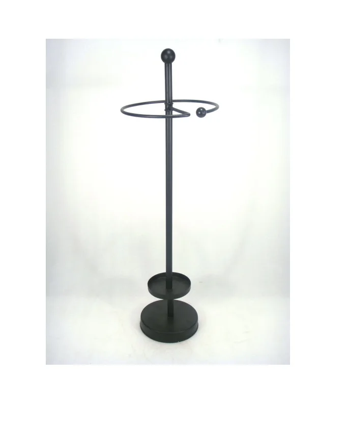 Stylish Wooden Coat Stand Hat Dark Brown for Home and