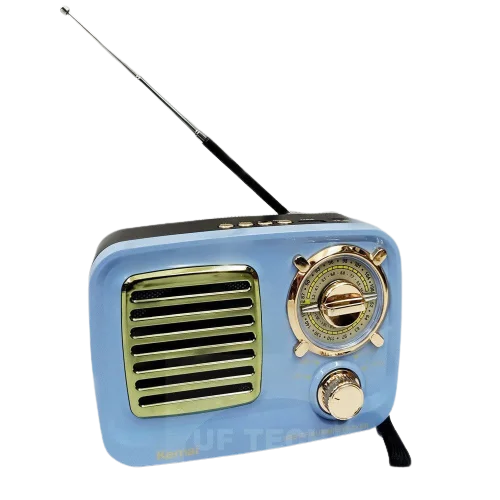 Хорошая производительность Pastel Blue USB FM/TF/AUX/mp3-плеер радио перезаряжаемое портативное