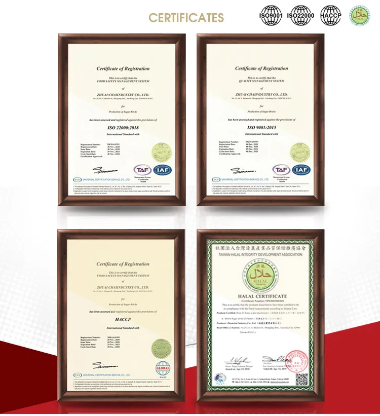 Натуральные изысканные кубики для чая из коричневого сахара, меда, хризантемы