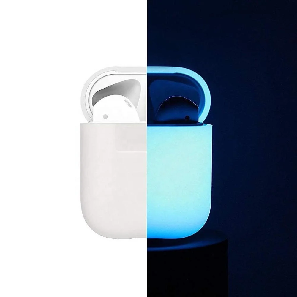 New Luminous Case Glow in the Dark Protective Silicon Cover Case for Air-pods