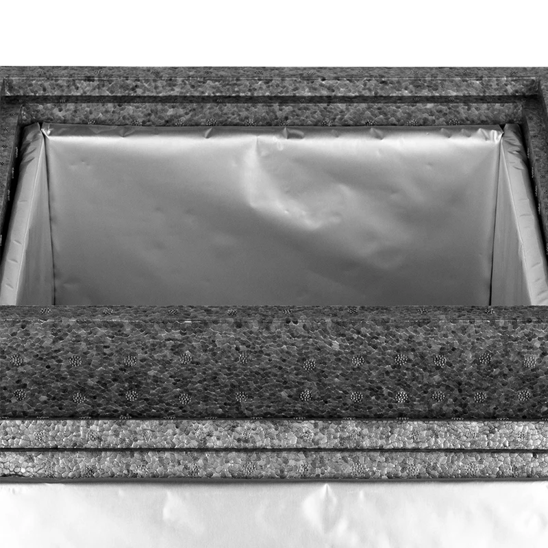 custom size eco foldable containers shipping food delivery thermal EPP foam insulated cooler box