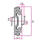 Metal Drawer Bayonet Slide heavy duty