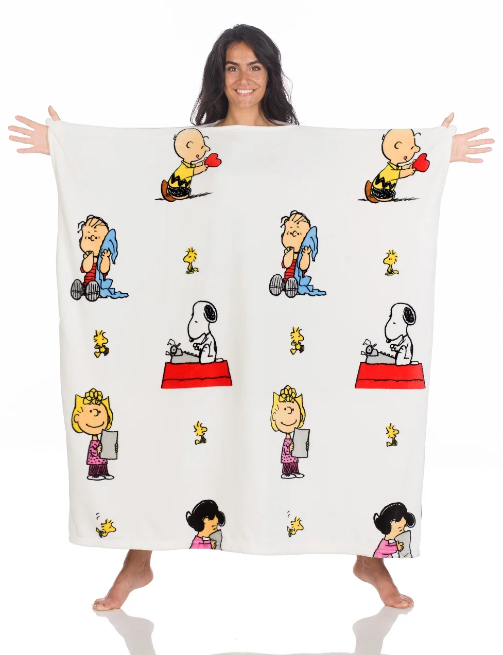 KANGURU MOMONGA PEANUTS WEARABLE FLEECE BLANKET